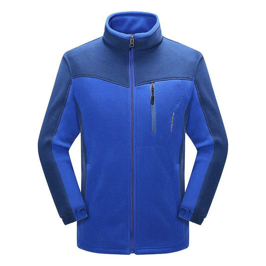 Cross-border Sources Of New Polar Fleece Warm Fleece Couple Cardigan Contrast - MYLUXURY LANE ENTERPRISE
