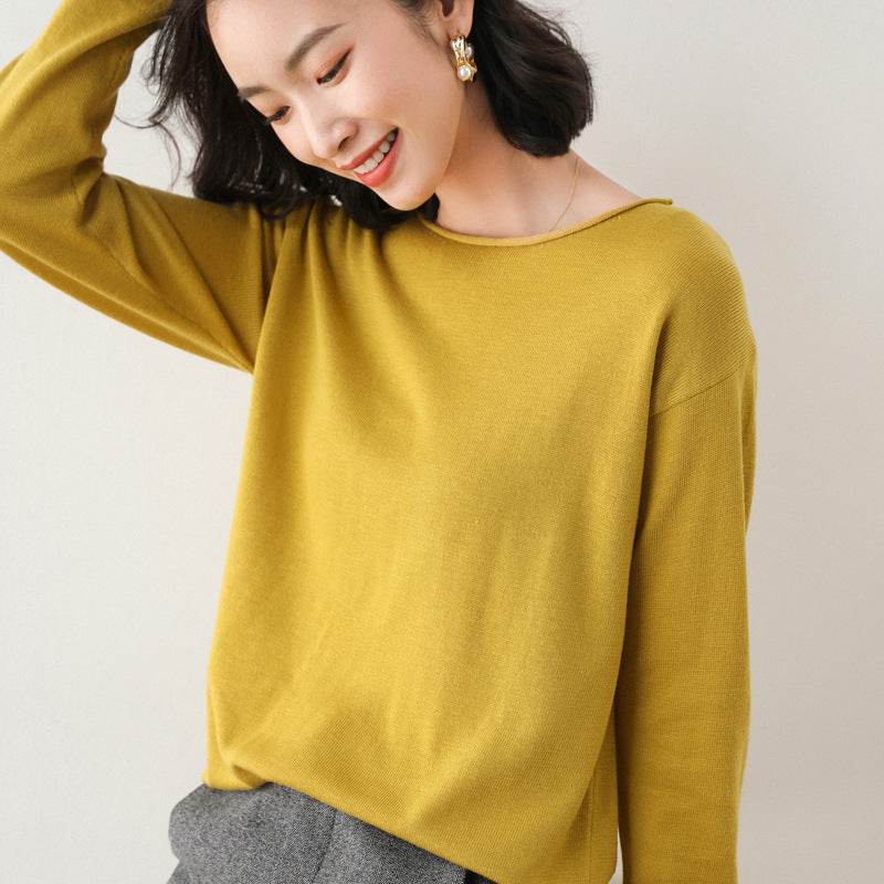 Korean Style Loose Inner Sweater Women All-match Bottoming Shirt - MYLUXURY LANE ENTERPRISE