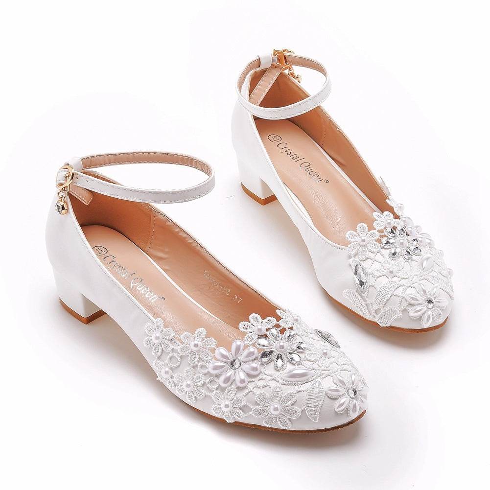 Lace Bridal Shoes Pregnant Women - MYLUXURY LANE ENTERPRISE