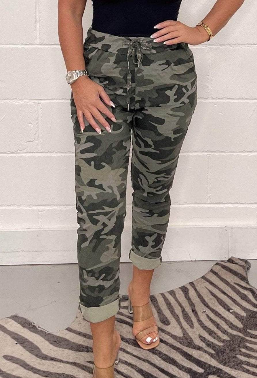 Fashion Camouflage Print Loose Casual Pants Sports Pants - MYLUXURY LANE ENTERPRISE