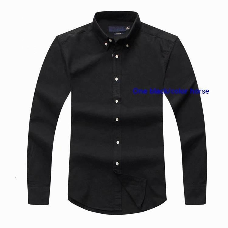 Men's Long-sleeved Shirt Spring And Autumn Business Casual - MYLUXURY LANE ENTERPRISE