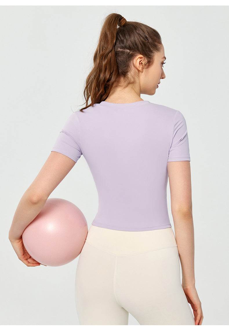 Women's Fashion Slim Fit Slimming Quick-drying Exercise Top - MYLUXURY LANE ENTERPRISE