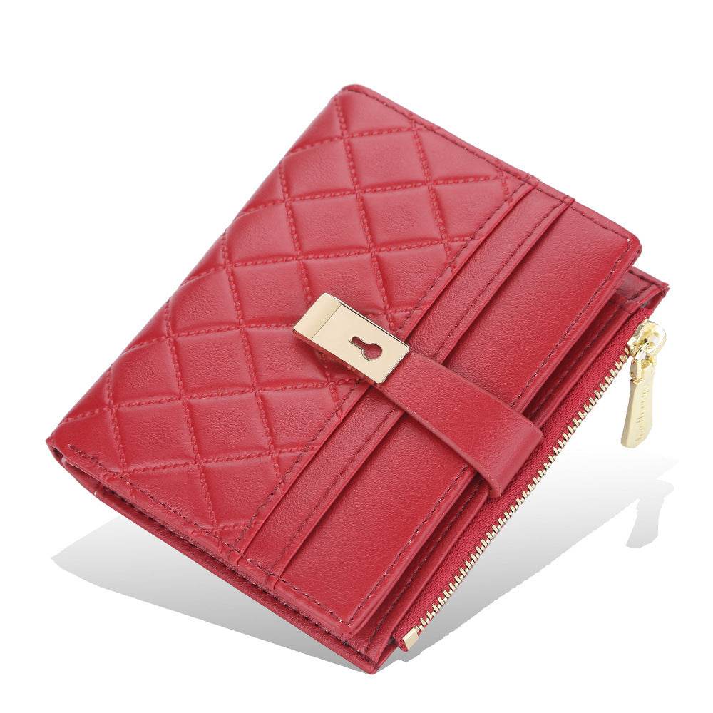 Purse Women's Short Omnibus Multi-card Wallet Zipper Wallet - MYLUXURY LANE ENTERPRISE