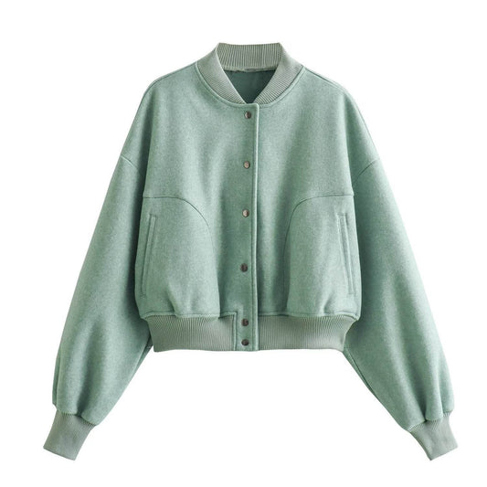 Cross-border Foreign Trade Women's Autumn Short Pilot Fashion Jacket Coat - MYLUXURY LANE ENTERPRISE