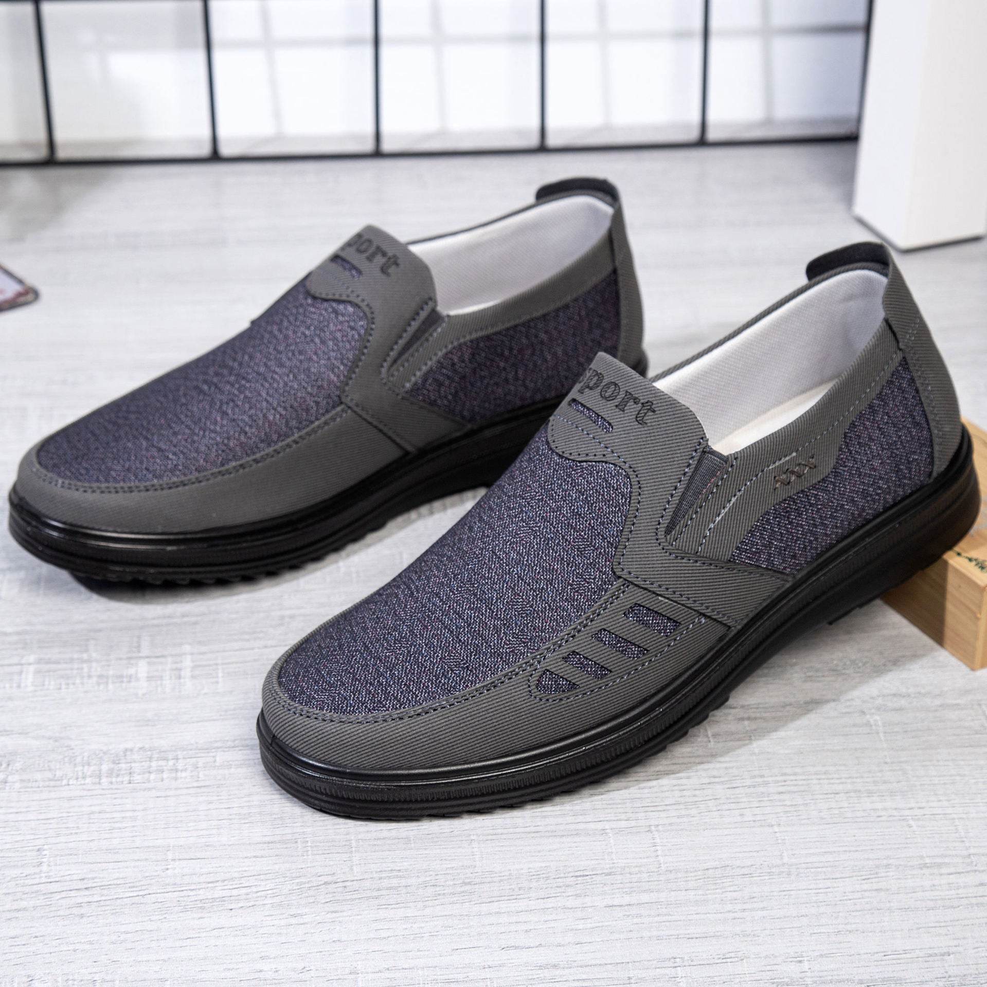 Spring And Autumn Old Beijing Cloth Shoes Men's Shoes Men's Breathable Thin Shoes - MYLUXURY LANE ENTERPRISE