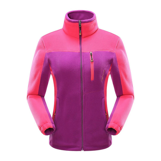 Cross-border Sources Of New Polar Fleece Warm Fleece Couple Cardigan Contrast - MYLUXURY LANE ENTERPRISE