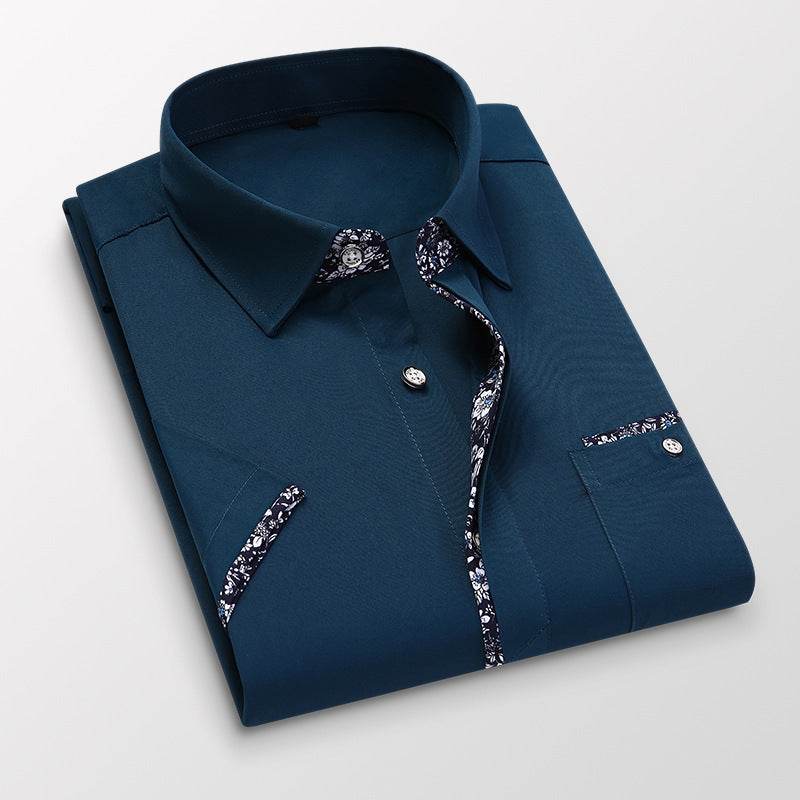 Men's New Slim Print Plus Size Shirt - MYLUXURY LANE ENTERPRISE