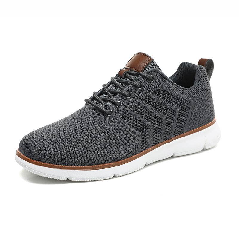 Fashion Lace-up Mesh Sneakers Casual Flying Woven Walking Sports Shoes For Men - MYLUXURY LANE ENTERPRISE