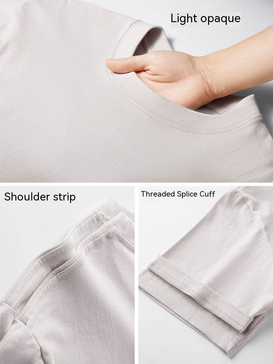 Cotton Round Neck Short Sleeve T-shirt Top - MYLUXURY LANE ENTERPRISE