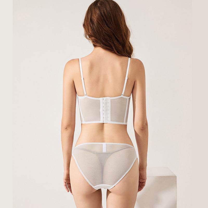 Vintage Embroidered Lingerie Thin Push Up Bra - MYLUXURY LANE ENTERPRISE