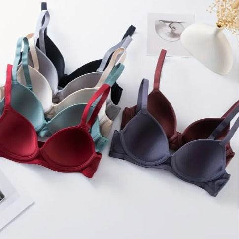 Push Up Breast Holding Thin Cup Bra With Steel Ring - MYLUXURY LANE ENTERPRISE