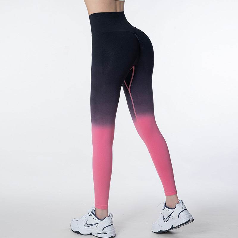 Women's Fashion Seamless Gradient Yoga Pants - MYLUXURY LANE ENTERPRISE