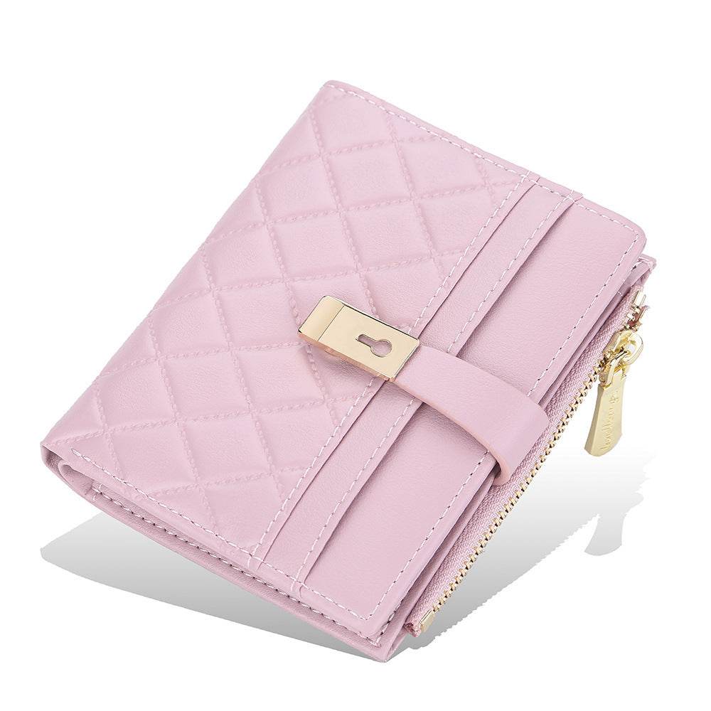 Purse Women's Short Omnibus Multi-card Wallet Zipper Wallet - MYLUXURY LANE ENTERPRISE