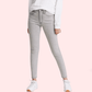 High Rise Skinny Jeans in Gray with Low Stretch - MYLUXURY LANE ENTERPRISE