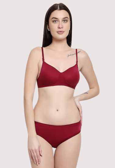 Lightly Padded Bra & Soft Cotton Panty Set - MYLUXURY LANE ENTERPRISE