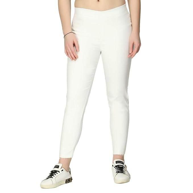 Clothing Women's Regular Fit White Jeans - MYLUXURY LANE ENTERPRISE
