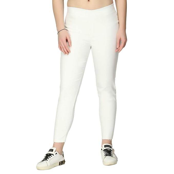 Clothing Women's Regular Fit White Jeans - MYLUXURY LANE ENTERPRISE