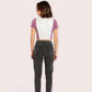 "Campus Vibes" Colorblock Zip Crop Top – Lilac & White - MYLUXURY LANE ENTERPRISE