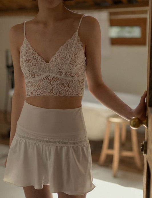Elegant signature lace wirefree bralette - MYLUXURY LANE ENTERPRISE