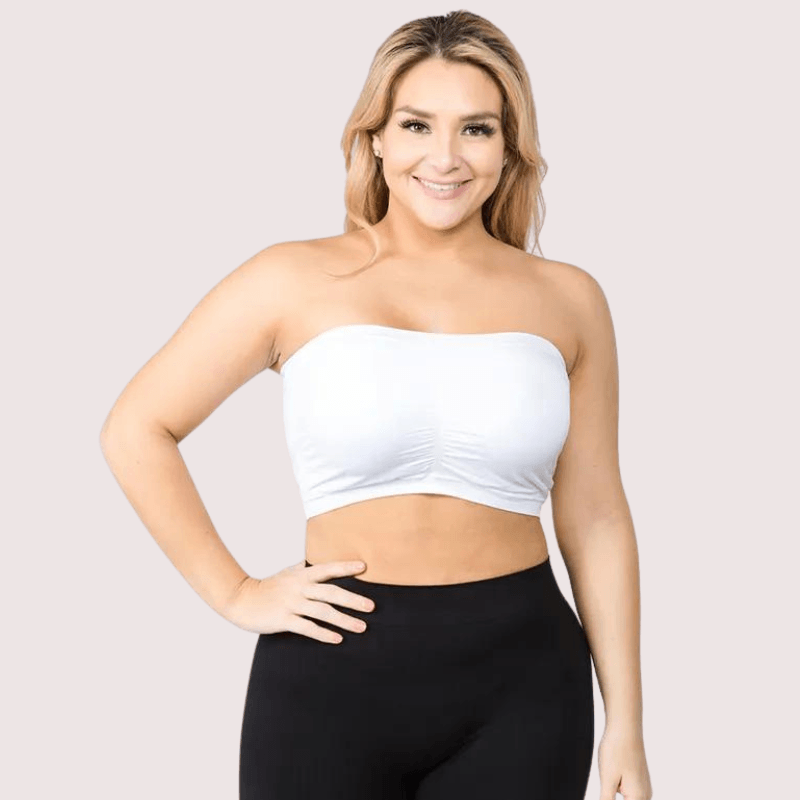 2-Pack Tube Bandeau Bra Tops for Women - MYLUXURY LANE ENTERPRISE