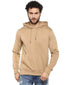 Mens Fleece Plain Biscuit Hoodie - MYLUXURY LANE ENTERPRISE