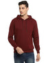 Mens Fleece Plain Wine Hoodie - MYLUXURY LANE ENTERPRISE