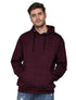 Men Plain Solid Burgundy Hoodie - MYLUXURY LANE ENTERPRISE