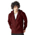 Men Cotton Fleece Maroon Hoodie. - MYLUXURY LANE ENTERPRISE