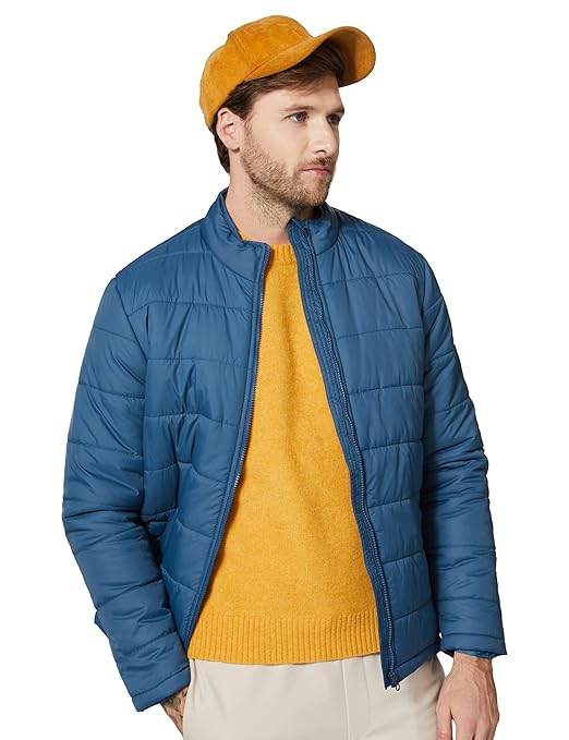 Men's Polyester Standard Teal Jacket - MYLUXURY LANE ENTERPRISE