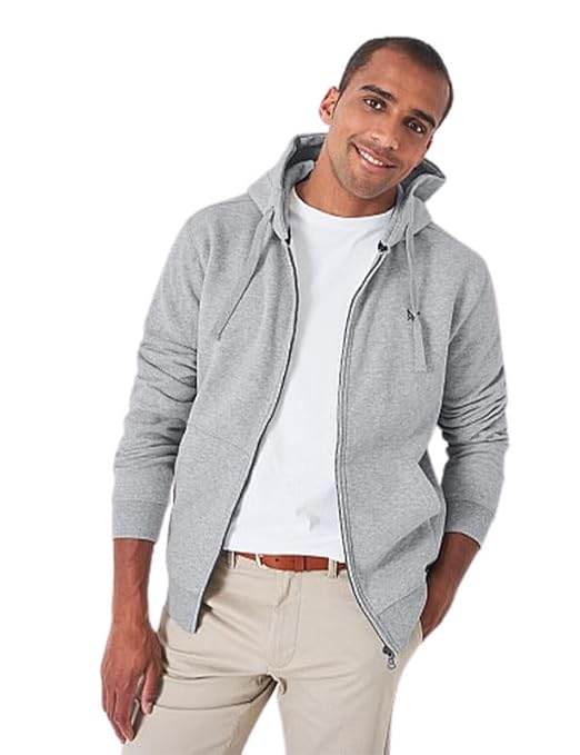 Men's Plain Chain Cotten Grey Jacket - MYLUXURY LANE ENTERPRISE