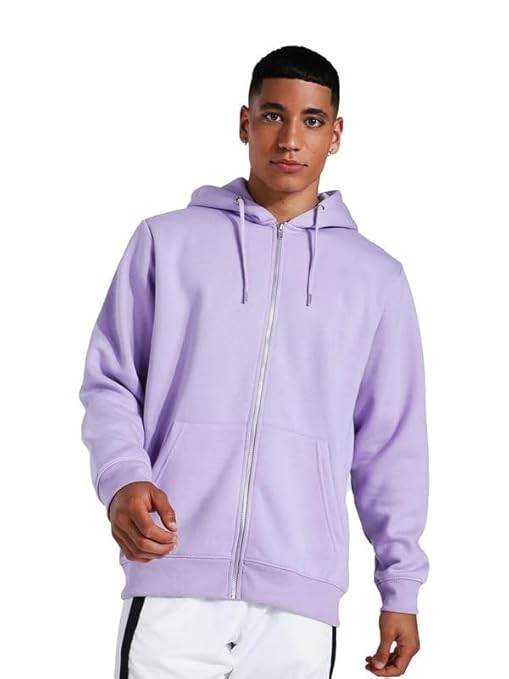 Men's Plain Chain Cotten Lavender Jacket - MYLUXURY LANE ENTERPRISE