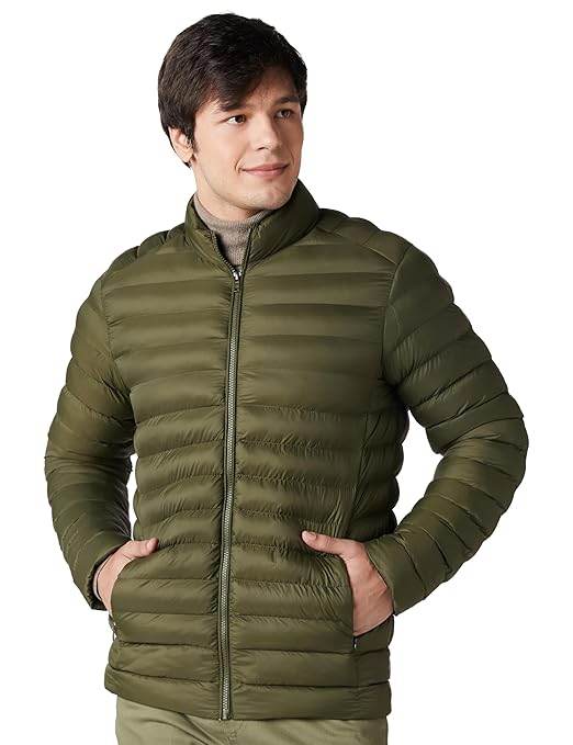 Mens Nylon Short Length Puffer Jacket - MYLUXURY LANE ENTERPRISE