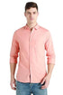Men Solid Cotton Casual Dark Peach Shirt - MYLUXURY LANE ENTERPRISE