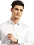 Men Cotton Plain White Shirt - MYLUXURY LANE ENTERPRISE