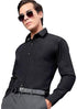 Men Cotton Plain Black Shirt - MYLUXURY LANE ENTERPRISE