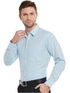 Men Cotton Plain Sky Blue Shirt - MYLUXURY LANE ENTERPRISE