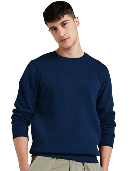 Men Winter Wear Plain Sweatshirts - MYLUXURY LANE ENTERPRISE