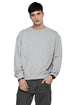 Men Regular Fit Grey Melange Sweatshirt - MYLUXURY LANE ENTERPRISE