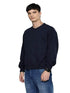 Men Regular Fit Navy Blue Sweatshirt - MYLUXURY LANE ENTERPRISE