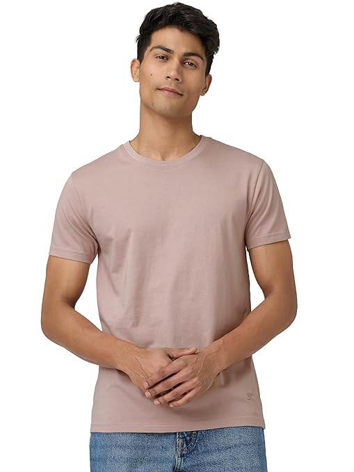 Men Regular Fit Tea White T-Shirt - MYLUXURY LANE ENTERPRISE