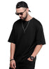 Men Oversized Black T-Shirt - MYLUXURY LANE ENTERPRISE