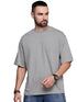 Men Oversized Grey T-Shirt - MYLUXURY LANE ENTERPRISE