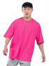Men Oversized Pink T-Shirt - MYLUXURY LANE ENTERPRISE