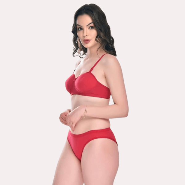Padded Cotton Bra Panty Set for a Seductive Look - MYLUXURY LANE ENTERPRISE