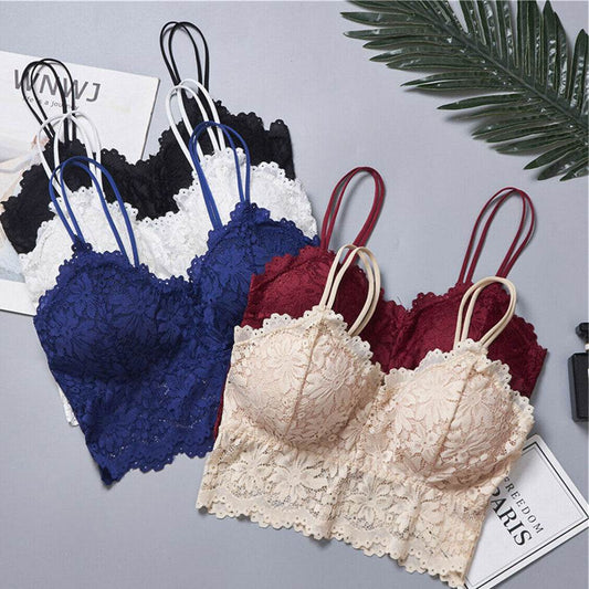 Cute Stretch lace bralette Bra top (Pack of 2) - MYLUXURY LANE ENTERPRISE