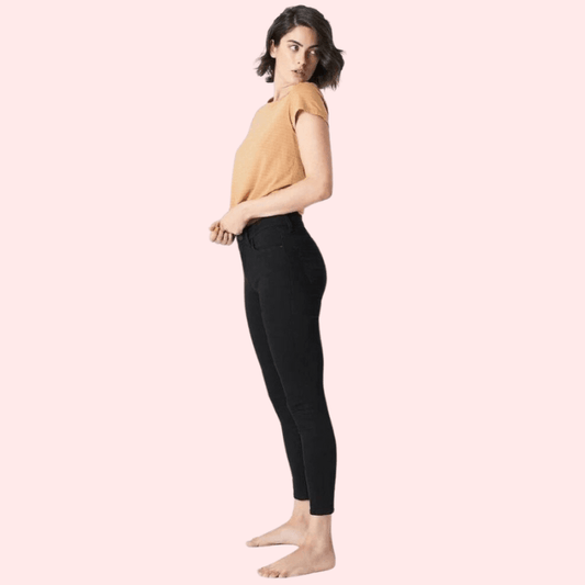 Women's Sleek Silhouette Black Skinny Fit Jeans - MYLUXURY LANE ENTERPRISE