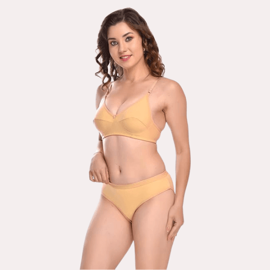 Everyday Elegance Cotton Bra Panty Set - MYLUXURY LANE ENTERPRISE