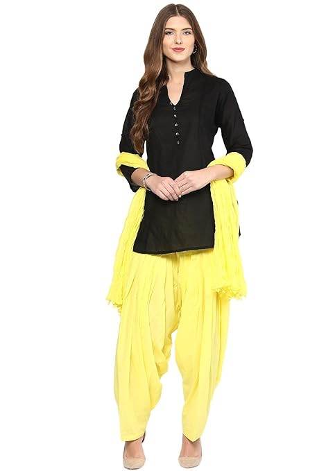 Classy Women Short Kurta Patiala Salwar With Dupatta - MYLUXURY LANE ENTERPRISE