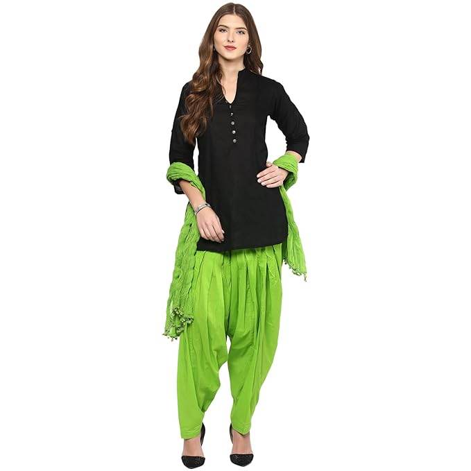 Best Women Short Kurta Patiala Salwar With Dupatta - MYLUXURY LANE ENTERPRISE
