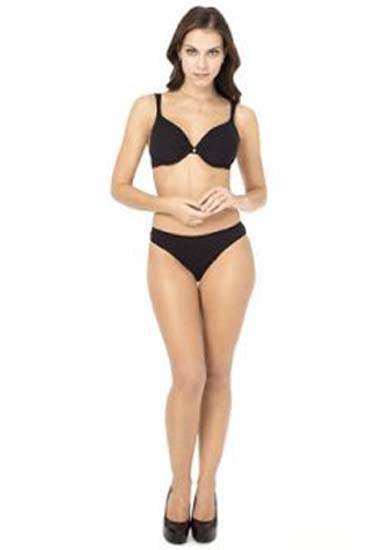 Stylish Seamless Black Push Up Bra Bikini Bottom - MYLUXURY LANE ENTERPRISE